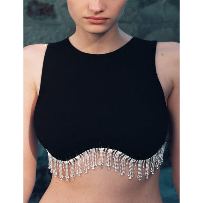 Alexa Sleeveless Crop Top