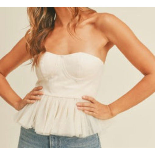 Briana Bustier Top